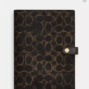 🤎📗🤎 COACH NOTEBOOK IN LOVE SIGNATURE CANVAS 🤎📗🤎 NWT 🤎📗🤎
